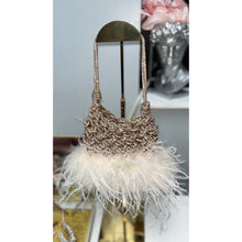  Feather Crystal bag