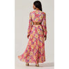 Gaia  Floral Long Sleeve Maxi Dress